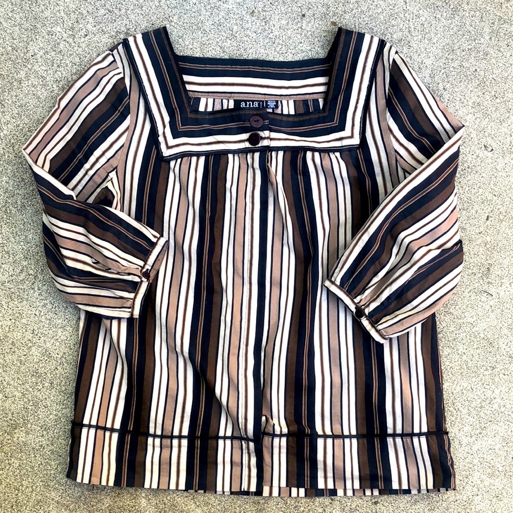 Button down striped shirt